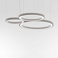 Plafonnier suspendu circulaire à Led, 2 pieds, luminaire décoratif d'intérieur, certifié ECOJAS Ce ETl Rosh