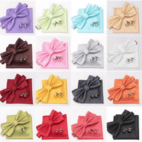 Nœuds Papillon Unisexe Tendance en Soie Polyester Couleur Unie avec Sangle Réglable, Personnalisables, Faits Main, Logo Personnalisé, pour Smoking et Mariage, Durables