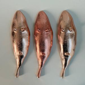 Ensemble de 3 bols de fruits secs en aluminium de haute qualité à prix incroyable avec finition en cuivre pour l'occasion de fête - Product Image 2