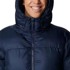 High Performance Custom Logo Outdoor Puffer <b>Jackets</b> for <b>Men</b> and Winter Wear <b>Reflective</b> Puffer <b>Jackets</b> for Unisex - Product Image 4