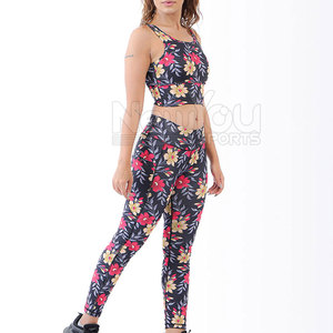 Best Selling Low MOQ Women Yoga Set Customized Color Latest Design Women Yoga Set In Wholesale Price - Product Image 2