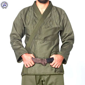Uniforme de Karate de Tela de Algodón de Último Diseño OEM, Alta Calidad, Precio Económico, Mangas Completas, Color Personalizado, Logotipo Frontal para Adultos - Product Image 5