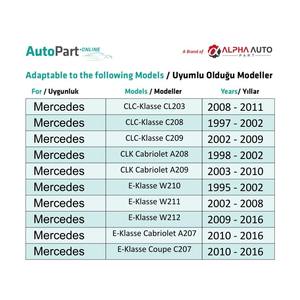 Clip de Fijación Interior para Mercedes 170 C E CLC CLK SLK Vito - 1 Pieza - Product Image 5