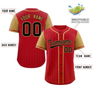 Ropa deportiva para exteriores bordado costura negro hip-hop calle cultura 2025 verano béisbol Jerseys - Product Image 2