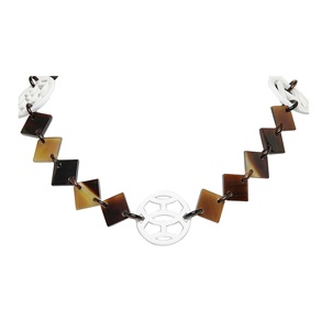 สร้อยคอเขาควายธรรมชาติสร้อยคอเขาควายทำด้วยมือสินค้าอินเดีย - Product Image 5