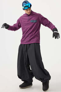 OEM Custom Premium Men's Baggy Snow <b>Pants</b> Waterproof 10,000mm Windproof Insulated Eco <b>Thermal</b> Lined Loose Skiing Snowboarding - Product Image 2