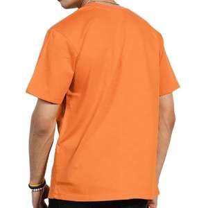 T-shirt uni pour homme, col rond, manches courtes, décontracté, doux, respirant, en coton, couleur unie, basique, de haute qualité, pour homme - Product Image 3