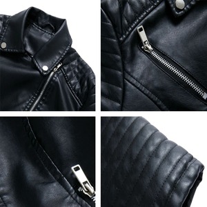 Manteau d'hiver pour femmes avec veste en cuir de style explosion Nouvelles dames Short Denim Lapel Outwear Fashion Trend Tops - Product Image 5