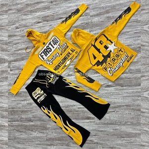 Chándales con Capucha de Alta Calidad, Corte Holgado, con Impresión de Logotipo Personalizado, 100% Algodón, Mejor Proveedor, Precio al por Mayor - Product Image 1