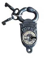 Cadenas en laiton massif poli en forme de cœur avec clé, personnalisable par gravure, cadenas d'amour haute sécurité