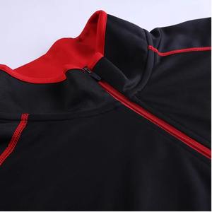 Survêtements de sport d'extérieur 100 % polyester personnalisés avec logo pour hommes, respirants, légers, imprimés par transfert thermique, pour l'entraînement – Vente en gros - Product Image 3