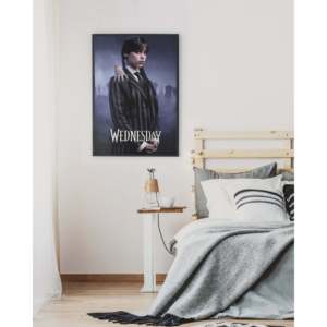 Modern Style Wednesday <b>Poster</b> Season 2 Black <b>Frame</b> Paper Material for Wall Use - Product Image 4