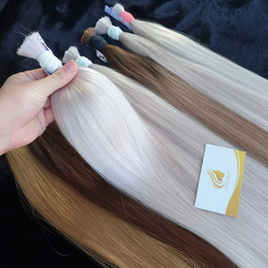 MEILLEUR CHOIX 2025 couleur de cheveux slaves vraies extensions de cheveux humains couleur claire cheveux vietnamiens en vrac paquets prix de gros - Product Image 1