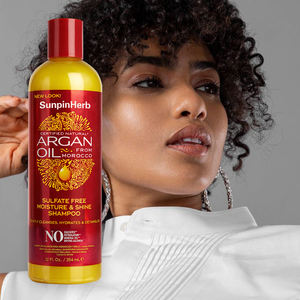 Shampooing certifié naturel à l'huile d'argan sans sulfate de Creme of Nature pour des soins capillaires naturels hydratants - Product Image 1