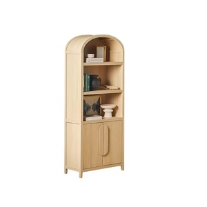 OEM Wooden Book <b>Shelves</b> for Home Living Room and Bedroom Bookcase Display <b>Shelf</b> Rack with Storage <b>Cabinet</b> for Kitchen Use - Product Image 6