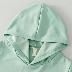 เซ็ตเสื้อยืดมีฮู้ดและพิมพ์ลายสำหรับเด็กผู้ชายชุดวิ่งลำลอง2ชิ้นฤดูร้อนแขนสั้นโพลีเอสเตอร์ระบายอากาศสำหรับสวมใส่กลางแจ้ง - Product Image 3