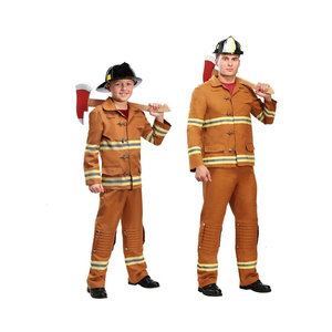 Vente en gros de costumes de pompier Meta Aramid IIIA à 4 couches, coque uniforme marron à bas prix - Product Image 2