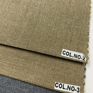 Tela de traje de viscosa polivinílica de alta demanda de 58mm de ancho teñido liso para niños prendas de hombre tela de buena calidad para vestido de mujer - Product Image 1