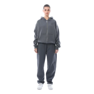 Survêtement de jogging pour hommes de marque personnalisée pantalons de survêtement à capuche pour femmes pantalons de survêtement évasés et ensembles de sweat à capuche survêtement pour hommes - Product Image 1