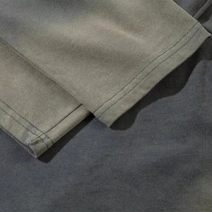 Personnalisé lavage à l'acide poids lourd en coton vieilli sweat-shirt vierge surdimensionné mode simple atmosphère innovation sweats à capuche pour hommes - Product Image 4