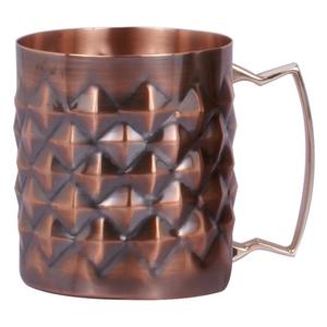 Tasses en cuivre de mule de Moscou en métal de qualité supérieure 100% tasses à boire sans danger pour les aliments fabriqués à la main en cuivre pur meilleure qualité et Logo personnalisé - Product Image 4