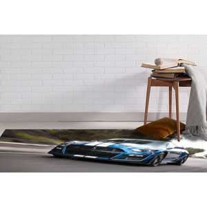 Vibrant Wool Patchwork Printed Rug Eco-Friendly Traditional Design <b>Outdoor</b> <b>Step</b> Living Room Anti-Slip Salon Decor Medium - Product Image 5