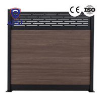 Kit de clôture de jardin verticale Sitong pour l'extérieur, avec bandes 3D en PVC rigide pour la protection de l'intimité
