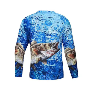 La mejor Sudadera con capucha de protección solar 50 + para hombres, camiseta de sueño largo, camisa de pesca, tamaño de Material de poliéster para ropa de Caza y Pesca - Product Image 2