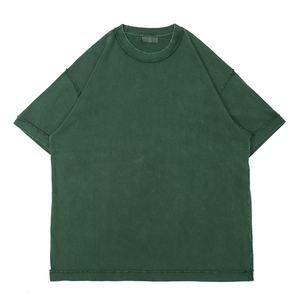 Camiseta Vintage con gráfico personalizado para hombre, ropa de calle de gran tamaño, camisetas de lavado ácido para hombre, camisetas de talla grande de peso pesado para hombre - Product Image 4