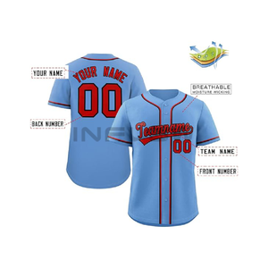 Conjuntos de uniformes de Jersey de béisbol y softbol, ropa de béisbol de poliéster 100%, diseño personalizado, patrón de equipo juvenil, sublimación - Product Image 6