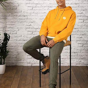 Nuevo diseño de manga larga sudaderas con capucha de gran tamaño de algodón y poliéster precio al por mayor sudaderas con capucha de hombre de gran tamaño - Product Image 3