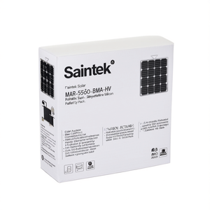 แผงโซลาร์เซลล์ Saintek Solar SRP-550-BMA-HV แบบสองหน้า HJT ฮาล์ฟเซลล์ โพลีคริสตัลไลน์ซิลิคอน พับได้ บรรจุในพาเลท - Product Image 2