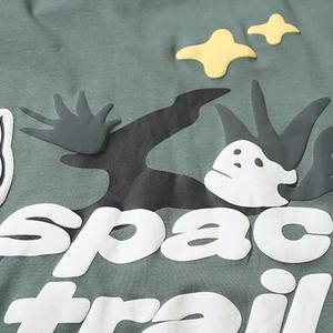 T-shirt grande taille pour hommes, vêtements avec logo personnalisé, impression bouffante, t-shirt surdimensionné 100% coton, T-shirts baggy d'été à la mode hip hop pour hommes - Product Image 6