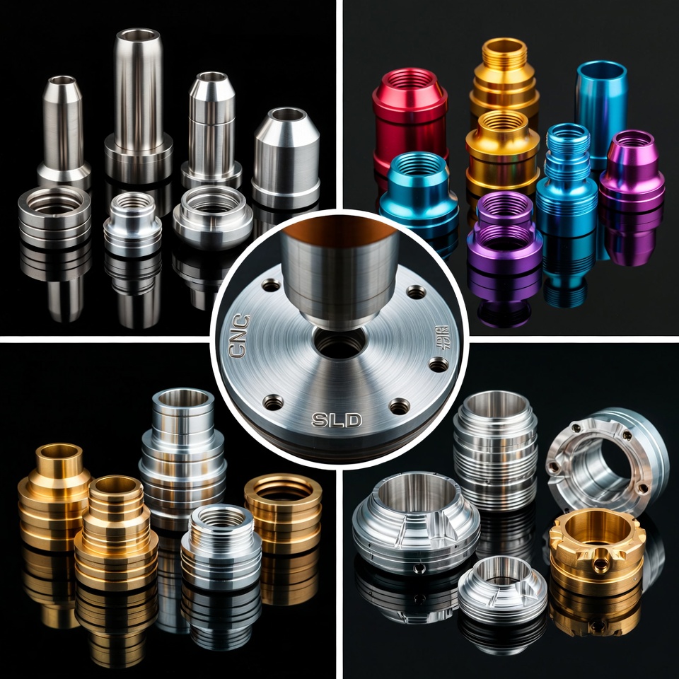 CNC Machined Metal Parts Supplier Customized Anodized Aluminum Alloy Precision Stainless Steel Components