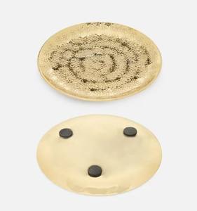 แผ่นรองแก้วและแผ่นรองแก้วอะลูมิเนียมสำเร็จรูปสีทองสำหรับตกแต่งโต๊ะ - Product Image 3