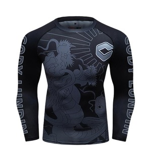 Mode sublimé Rash Guard Top Y2K et impressions abstraites Styles viraux TikTok Logo personnalisé accepté - Product Image 6