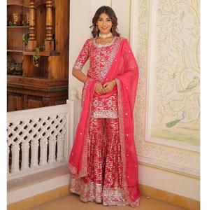 สไตล์อินเดียพิมพ์ลายเคอร์ติสสำหรับผู้หญิงสามารถปรับแต่งได้ - Product Image 1