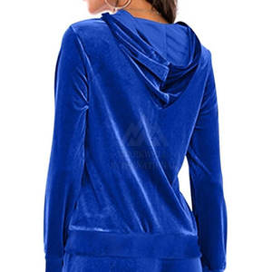 ชุดวอร์มผ้ากำมะหยี่สำหรับผู้หญิงชุดวอร์มสำหรับผู้หญิงชุดลำลองโลโก้ตามสั่ง - Product Image 6