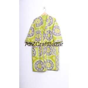 Shorts de Mujer Tejidos a Mano con Cuello en V, Cordón Ajustable, Manga Tres Cuartos, Suaves, Transpirables, 100% Algodón, para Otoño e Invierno - Product Image 1