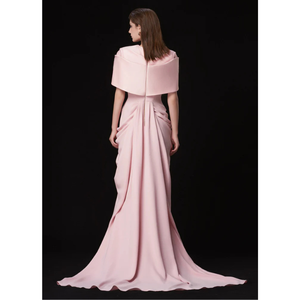 Vestido de noche para mujer Tela ecológica Corte elegante Etiquetas personalizadas disponibles Vietnam Enzo Leo OEM Mayorista - Product Image 3