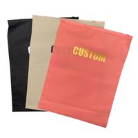 Sacs à fermeture éclair en PVC recyclable avec logo personnalisé imprimé à l'écran pour le stockage des aliments, légers, durables et transparents