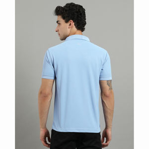 Polo pour homme 100% coton Design unique à séchage rapide avec motif solide Taille Plus Fabriqué au Pakistan - Product Image 3