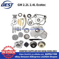 MBSGSW Timing Chain Kit VCT Actuator Oil Pump & Water Pump for GM 2.2L 2.4L 2009-2015 Ecotec 12608580 90537632 24461834