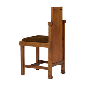 Solid <b>Wood</b> <b>Dining</b> <b>Chair</b> With Upholstered Polyester Seat Brown Finish For Cafe Restaurant Hotel Use - Product Image 4