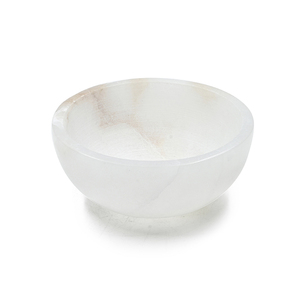 Cuenco redondo de mármol blanco para comida, vajilla más vendida con precio asequible y opción de logotipo personalizado para hogares y hoteles - Product Image 1