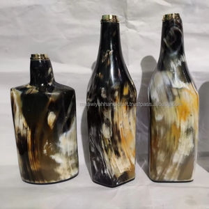 100% Best Quality Ox Horn <b>Bottle</b> <b>Hot</b> Export Viking Drinking <b>Water</b> <b>Bottle</b> for Home Kitchenware and School Use Polished Technique - Product Image 1