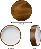 Meilleur couvercle de bocal Mason en érable, remplacement à vis du Vietnam, nouveau couvercle personnalisé en bois massif, bambou, acacia, PP, pour bocal en verre à large ouverture, qualité alimentaire 25,4 mm