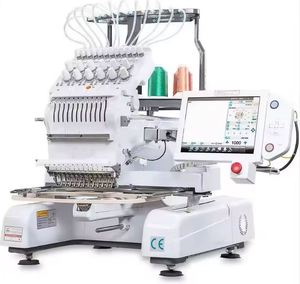 Machine à broder professionnelle SWF MAS à 12 aiguilles, à tête unique, informatisée, pour casquettes et vêtements - Product Image 1