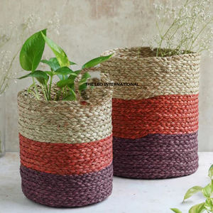 Cestas de almacenamiento de ratán redondas de alta calidad, el mejor precio, vajilla circular al por mayor y utensilios de cocina, ratán natural seguro para alimentos - Product Image 3