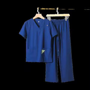 2025, venta al por mayor, traje de quirófano, de alta calidad uniforme de enfermera, uniforme médico de LICRA, uniformes elásticos, conjunto de Top y pantalones uniformes - Product Image 1